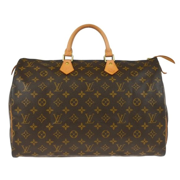 Louis Vuitton Monogram Speedy 40 Duffle Handbag M41522 MB0041 XX33381 - Picture 1 of 12